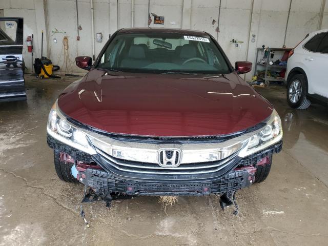 1HGCR2F51HA133553 - 2017 HONDA ACCORD SPORT მუქწითელი ფოტო 5