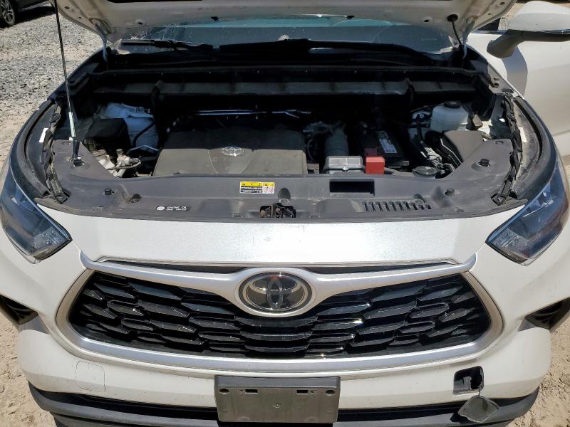 5TDGZRAH2LS502510 - 2020 TOYOTA HIGHLANDER XLE WHITE photo 12