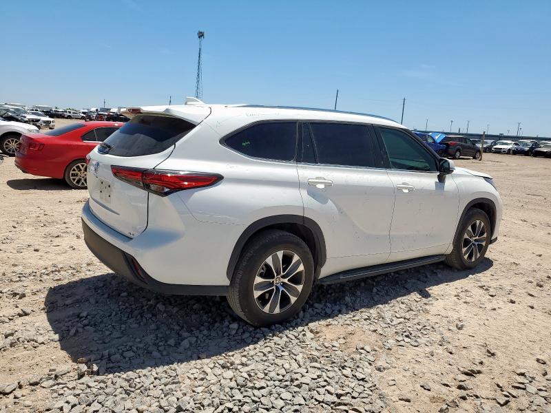 5TDGZRAH2LS502510 - 2020 TOYOTA HIGHLANDER XLE WHITE photo 3