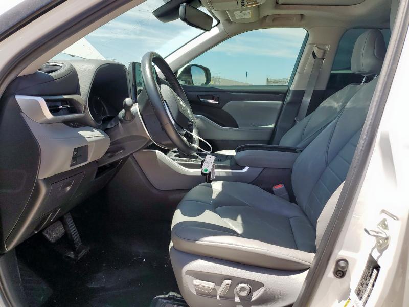 5TDGZRAH2LS502510 - 2020 TOYOTA HIGHLANDER XLE WHITE photo 7