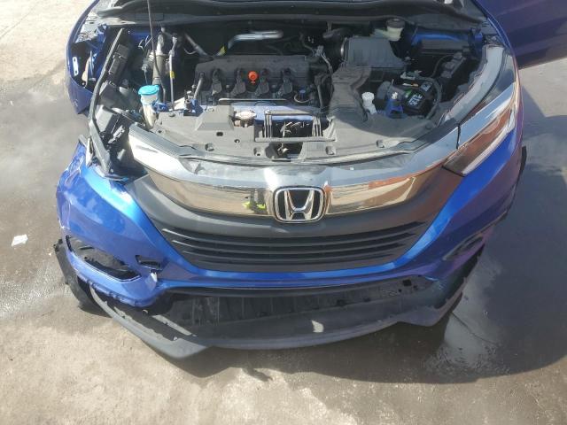 3CZRU5H56KM700804 - 2019 HONDA HR-V EX BLUE photo 12