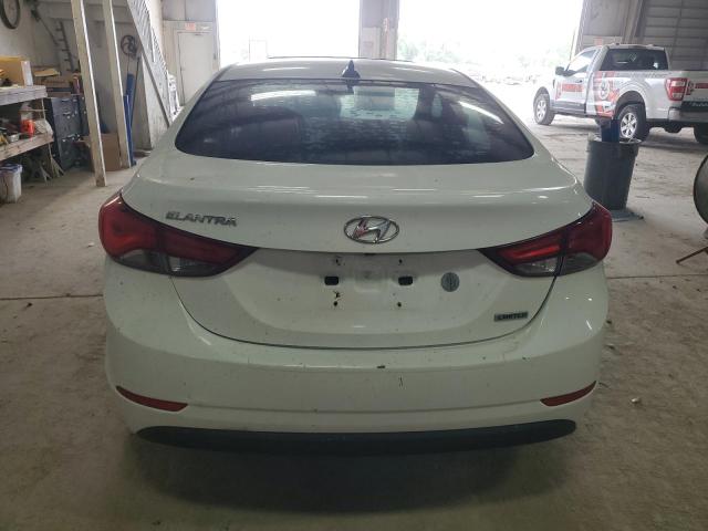 5NPDH4AE8EH489303 - 2014 HYUNDAI ELANTRA SE WHITE photo 6