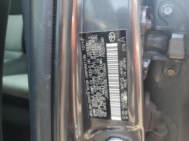 JTDKDTB38E1558864 - 2014 TOYOTA PRIUS C GRAY photo 12
