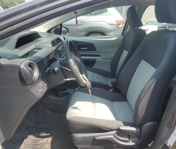 JTDKDTB38E1558864 - 2014 TOYOTA PRIUS C GRAY photo 7