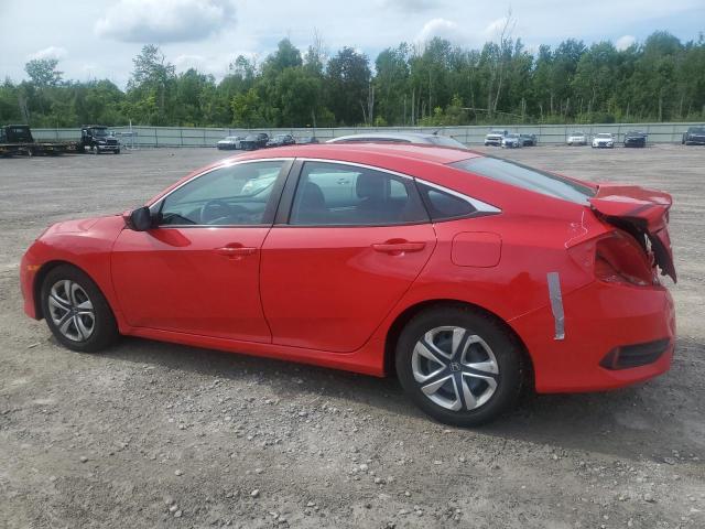 2HGFC2F54HH500087 - 2017 HONDA CIVIC LX წითელი ფოტო 2