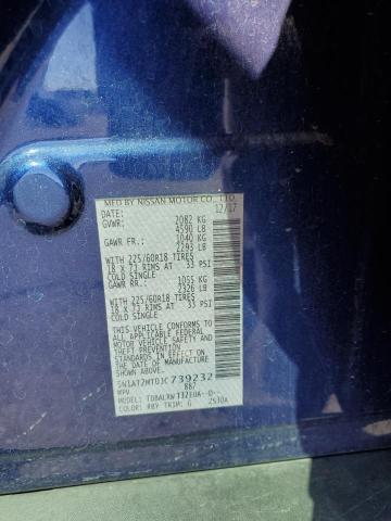 5N1AT2MT0JC739232 - 2018 NISSAN ROGUE S BLUE photo 13