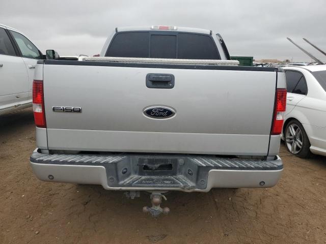 1FTPW14534KD11960 - 2004 FORD F150 SUPERCREW GRAY photo 6