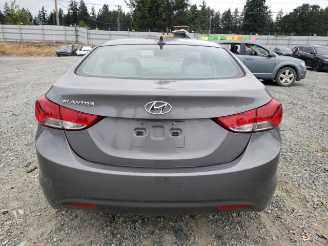 5NPDH4AE6CH094257 - 2012 HYUNDAI ELANTRA GLS GRAY photo 6