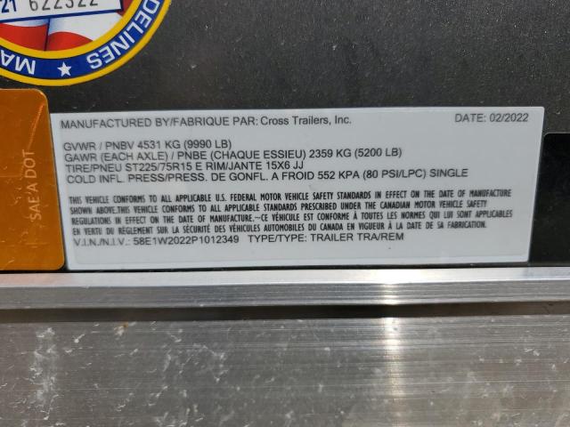 58E1W2022P1012349 - 2023 TRAIL KING ENCLOSED ნაცრისფერი ფოტო 10