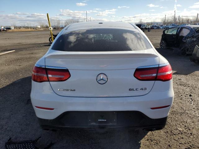 WDC0J6EB4JF430780 - 2018 MERCEDES-BENZ GLC COUPE 43 4MATIC AMG WHITE photo 6