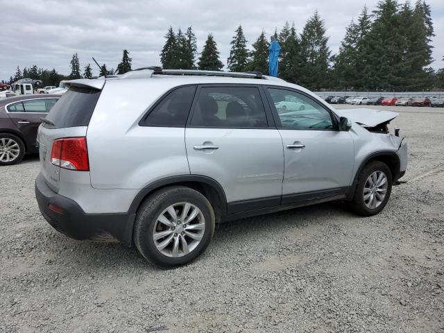 5XYKU4A16BG178861 - 2011 KIA SORENTO EX SILVER photo 3