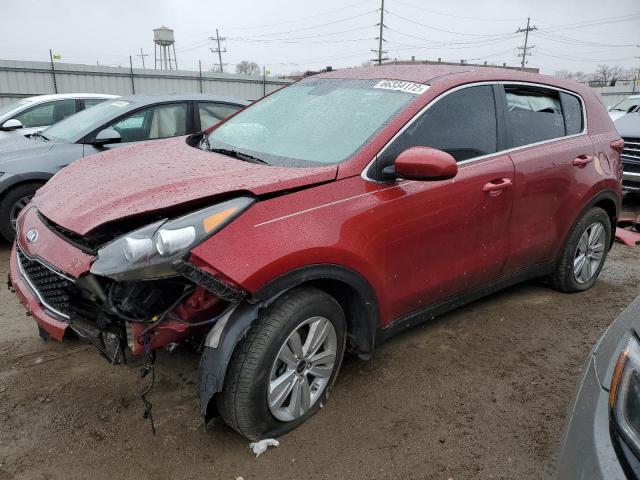 KNDPM3AC2K7615480 - 2019 KIA SPORTAGE LX RED photo 1