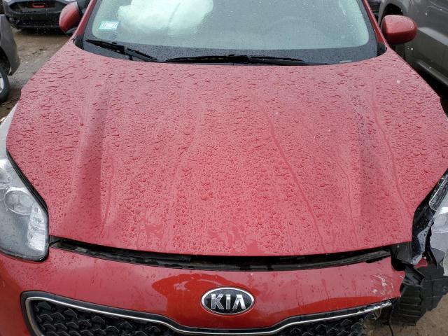 KNDPM3AC2K7615480 - 2019 KIA SPORTAGE LX RED photo 12