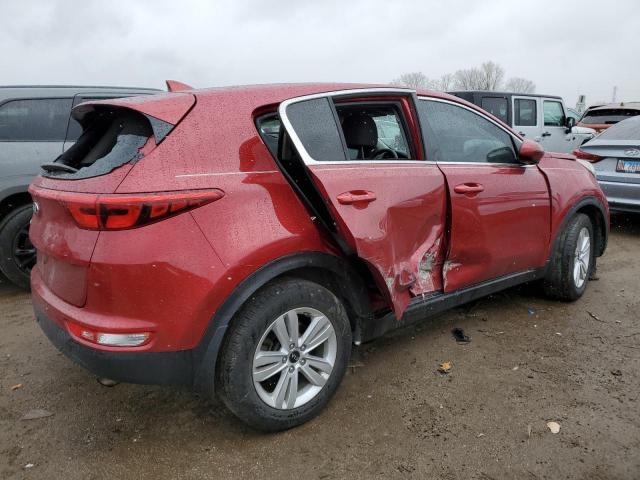 KNDPM3AC2K7615480 - 2019 KIA SPORTAGE LX RED photo 3