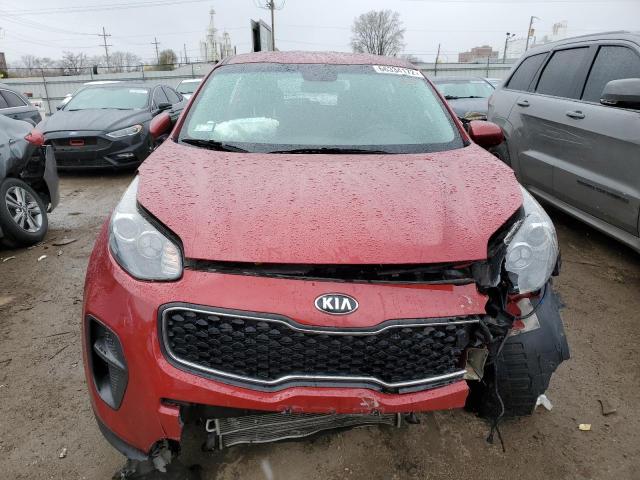 KNDPM3AC2K7615480 - 2019 KIA SPORTAGE LX RED photo 5