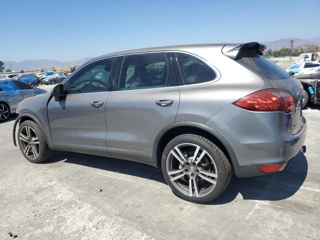 WP1AB2A25DLA83857 - 2013 PORSCHE CAYENNE S GRAY photo 2