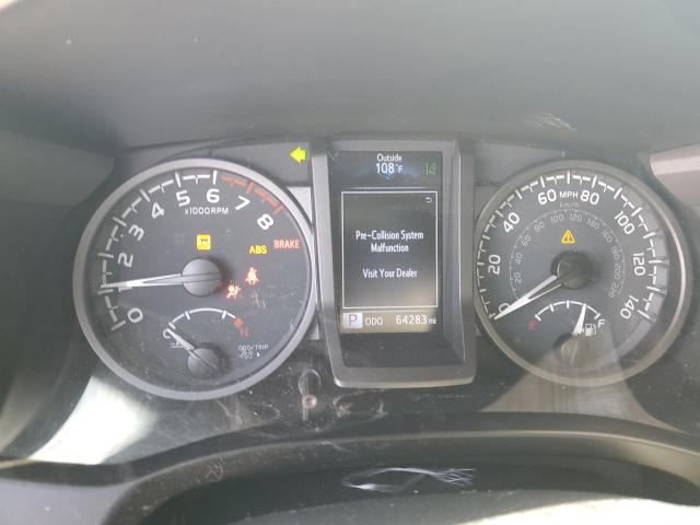 3TMCZ5AN0LM296472 - 2020 TOYOTA TACOMA DOUBLE CAB GRAY photo 9