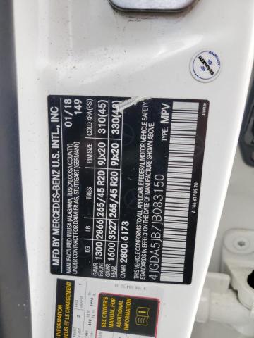 4JGDA5JB7JB083150 - 2018 MERCEDES-BENZ GLE 350 Biały zdjęcie 13