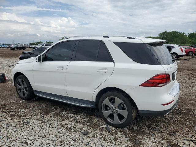 4JGDA5JB7JB083150 - 2018 MERCEDES-BENZ GLE 350 Biały zdjęcie 2