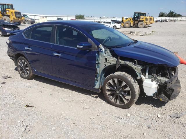 3N1AB7AP3KY295271 - 2019 NISSAN SENTRA S BLUE photo 4