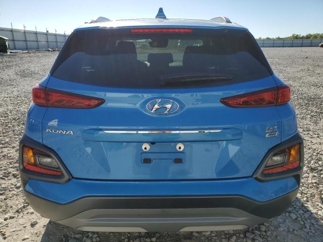 KM8K3CA51LU544169 - 2020 HYUNDAI KONA LIMITED BLUE photo 6