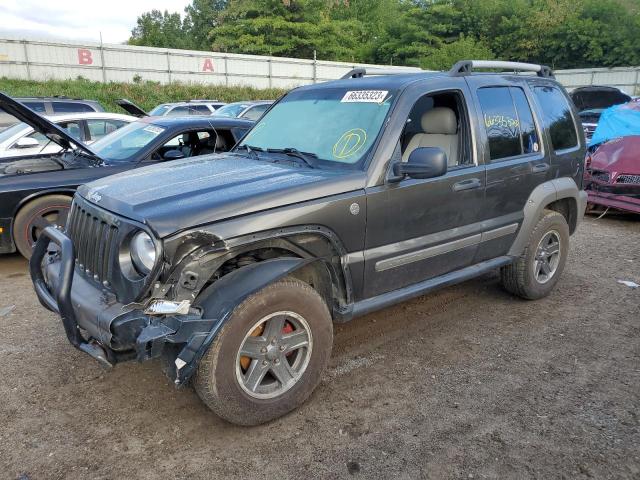 1J4GL38K25W607089 - 2005 JEEP LIBERTY RENEGADE GREEN photo 1