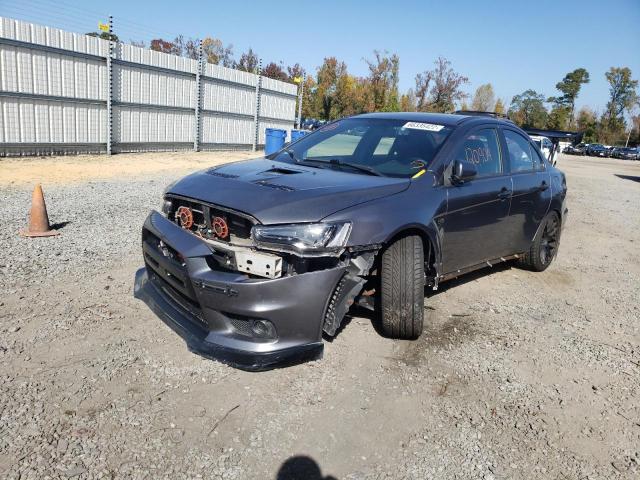 JA3AW86V28U044640 - 2008 MITSUBISHI LANCER EVOLUTION GSR CHARCOAL photo 2