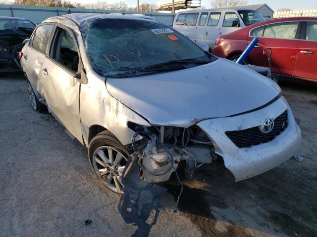 1NXBU40E69Z109161 - 2009 TOYOTA COROLLA BASE SILVER photo 1