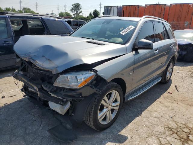 4JGDA5HB4CA010414 - 2012 MERCEDES-BENZ ML 350 4MATIC SILVER photo 1