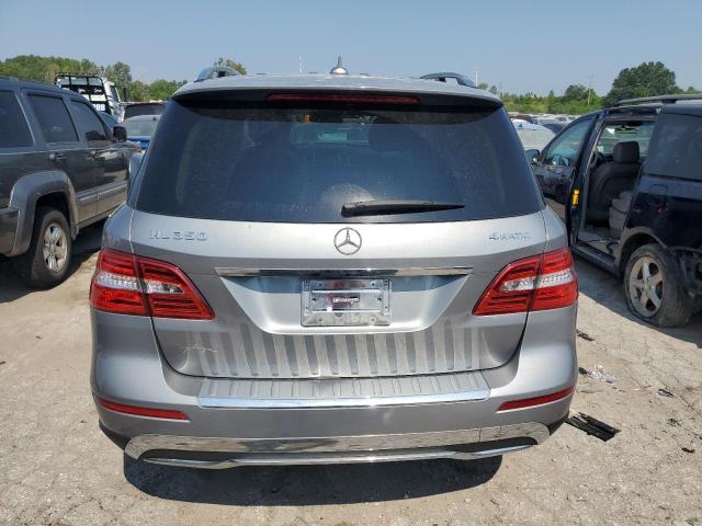 4JGDA5HB4CA010414 - 2012 MERCEDES-BENZ ML 350 4MATIC SILVER photo 6