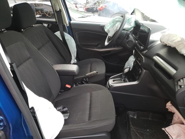 MAJ6S3GL8MC399305 - 2021 FORD ECOSPORT SE BLUE photo 5