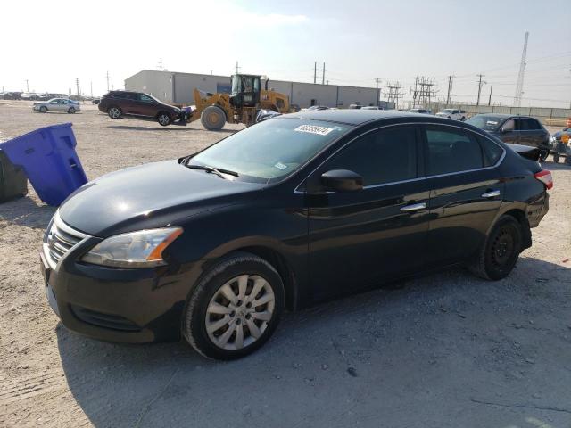 3N1AB7AP9EY335552 - 2014 NISSAN SENTRA S BLACK photo 1