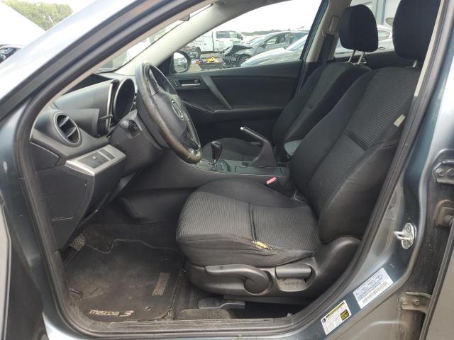 JM1BL1V73C1696900 - 2012 MAZDA 3 I GRAY photo 7