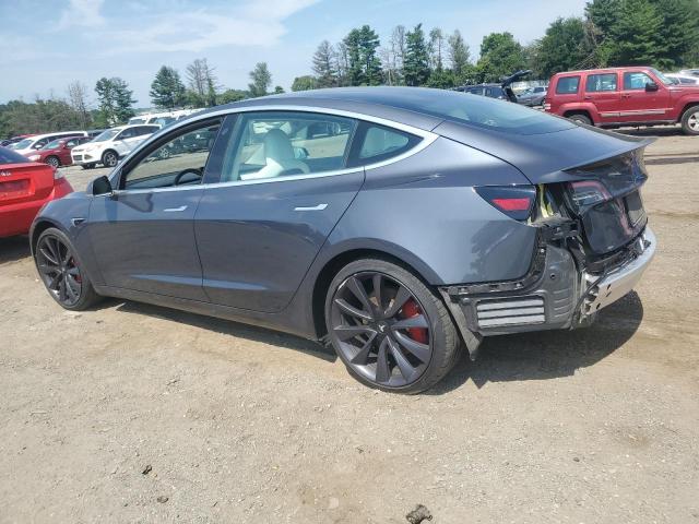 5YJ3E1EC1LF796447 - 2020 TESLA MODEL 3 GRAY photo 2