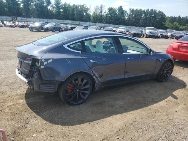 5YJ3E1EC1LF796447 - 2020 TESLA MODEL 3 GRAY photo 3