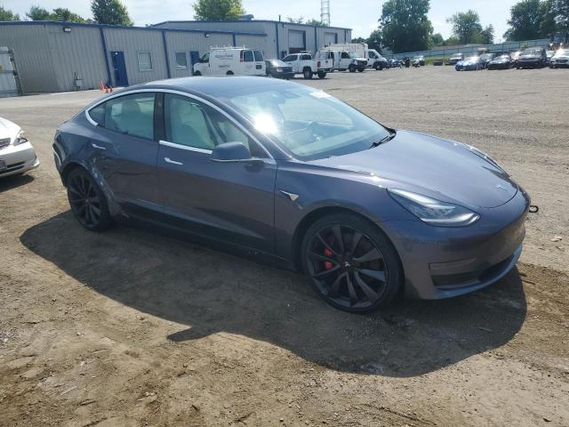 5YJ3E1EC1LF796447 - 2020 TESLA MODEL 3 GRAY photo 4