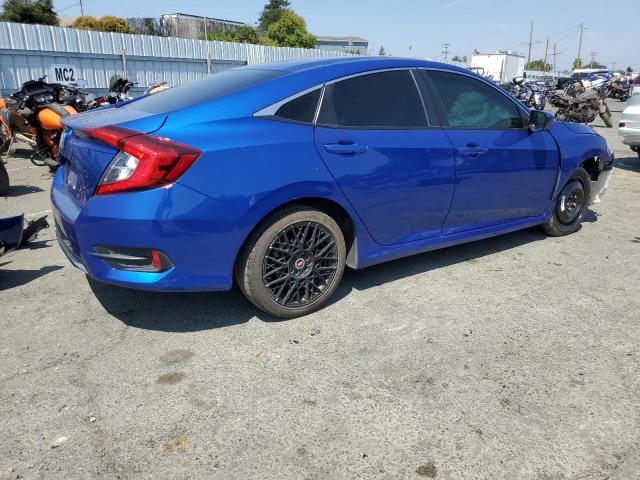 2HGFC2F62LH592883 - 2020 HONDA CIVIC LX BLUE photo 3