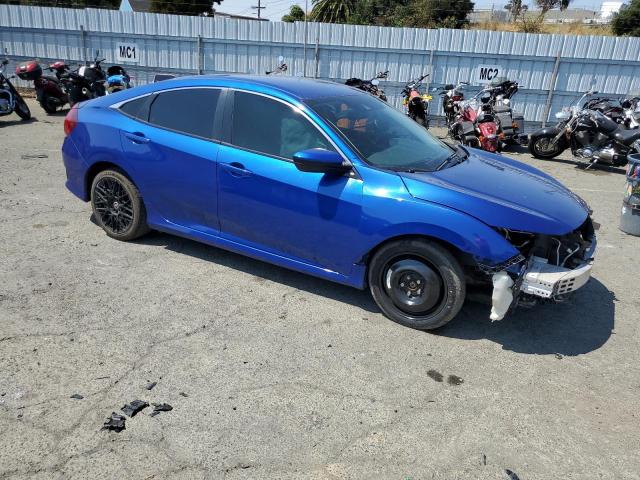 2HGFC2F62LH592883 - 2020 HONDA CIVIC LX BLUE photo 4