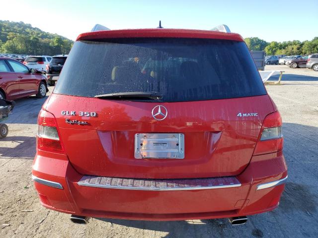 WDCGG8HB3AF490828 - 2010 MERCEDES-BENZ GLK 350 4MATIC RED photo 6