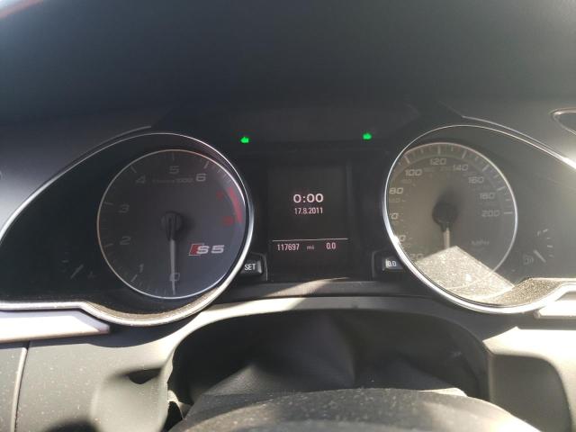 WAUCVAFR1CA035958 - 2012 AUDI S5 PREMIUM PLUS 黑色 照片 9