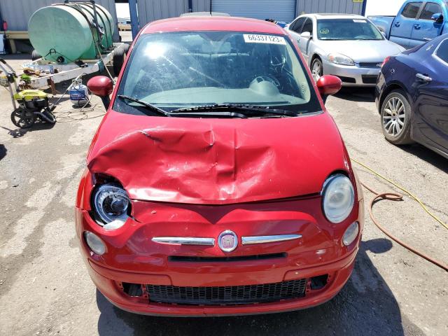 3C3CFFAR0CT340028 - 2012 FIAT 500 POP RED photo 5