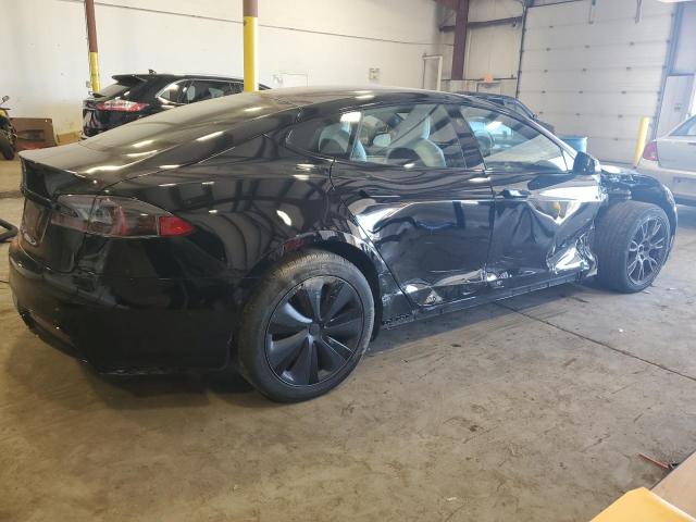 5YJSA1E5XNF469797 - 2022 TESLA MODEL S Սև լուսանկար 3