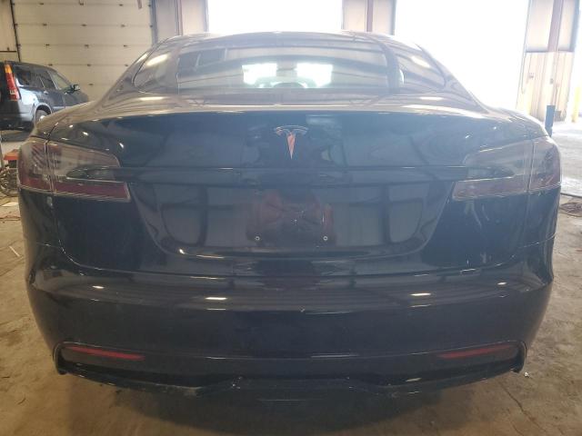 5YJSA1E5XNF469797 - 2022 TESLA MODEL S Սև լուսանկար 6