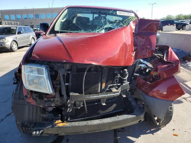 1N6BD06T36C442256 - 2006 NISSAN FRONTIER KING CAB XE RED photo 5
