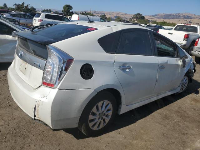 JTDKN3DP8E3060178 - 2014 TOYOTA PRIUS PLUG WHITE photo 3