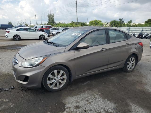 KMHCU4AE5DU398030 - 2013 HYUNDAI ACCENT GLS TAN photo 1