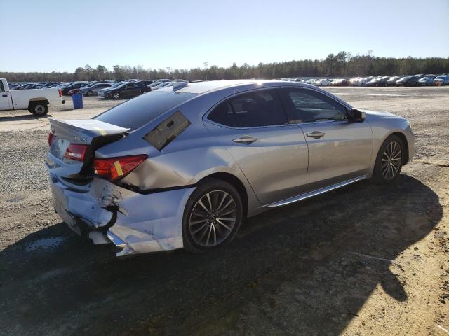 19UUB2F75JA006739 - 2018 ACURA TLX ADVANCE SILVER photo 3