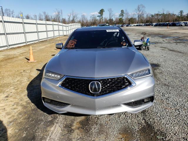19UUB2F75JA006739 - 2018 ACURA TLX ADVANCE SILVER photo 5
