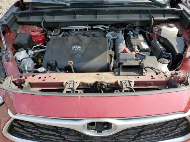 5TDGZRBH3MS062541 - 2021 TOYOTA HIGHLANDER XLE Qırmızı foto 12