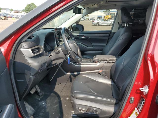 5TDGZRBH3MS062541 - 2021 TOYOTA HIGHLANDER XLE Qırmızı foto 7